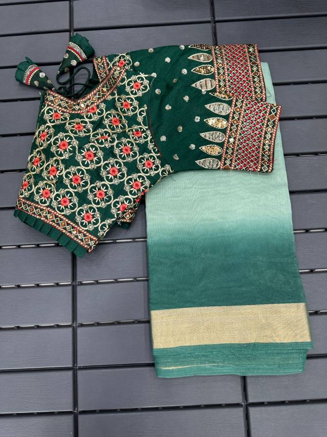 Jimmy Choo 1 By Aab Fancy Zari Lace Silk Heavy Blouse Designer Sarees Wholesale Shop In Surat 

